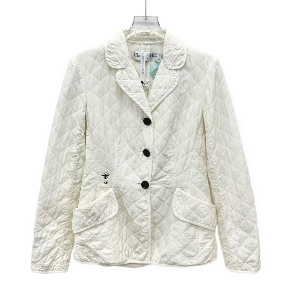 Dior White Silk Jacket